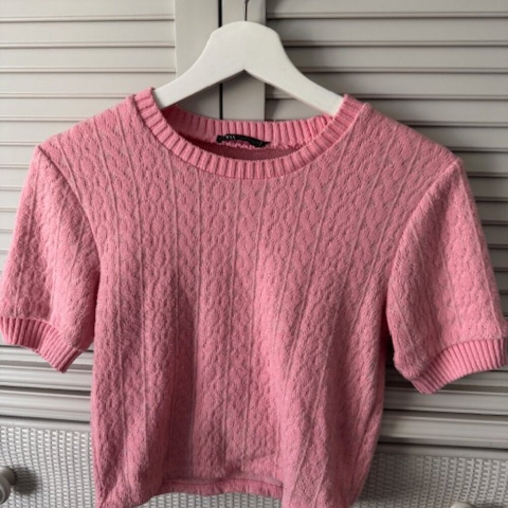 Zara Pink Sweater Size M
